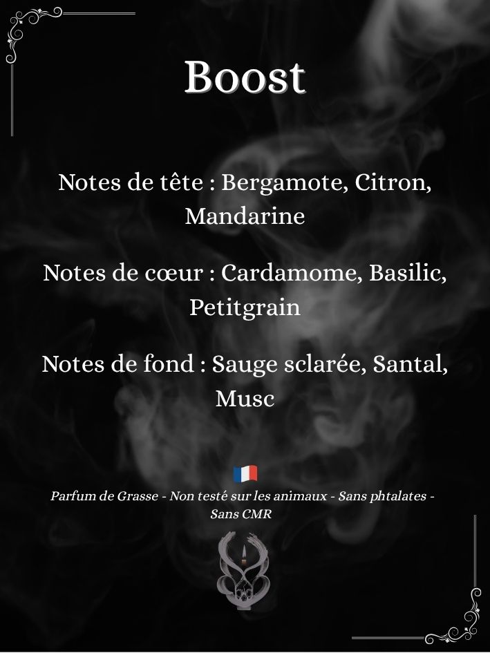Notes du parfum Flammes De Lucy Boost