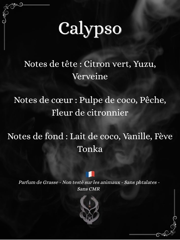 Détail des notes du parfum Calypso Flammes de Lucy